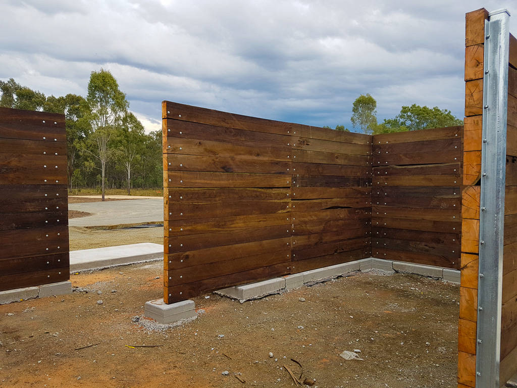 image of previous construction fencing job