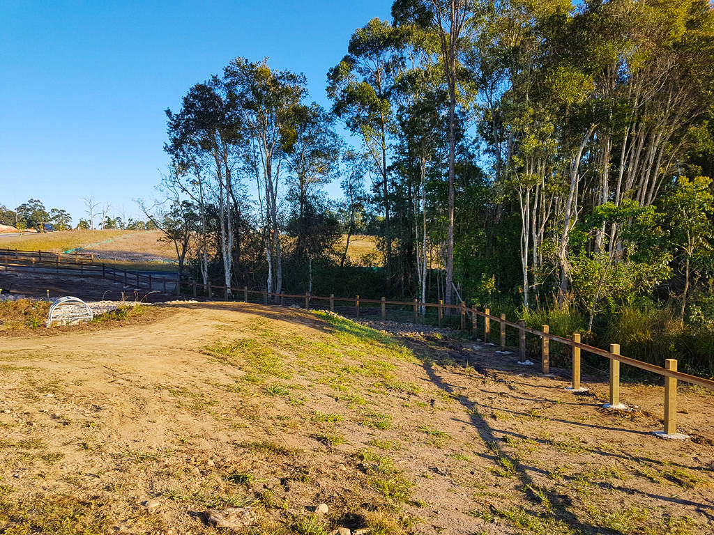 image of previous construction fencing job timber rural