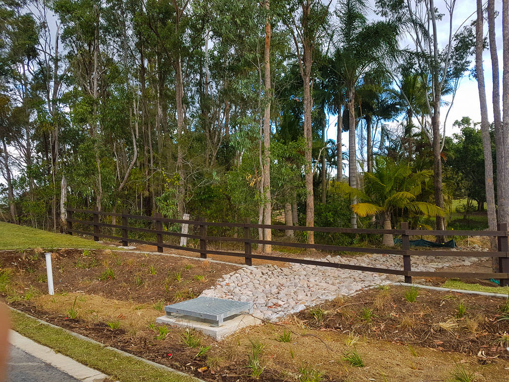 image of previous fencing job timber